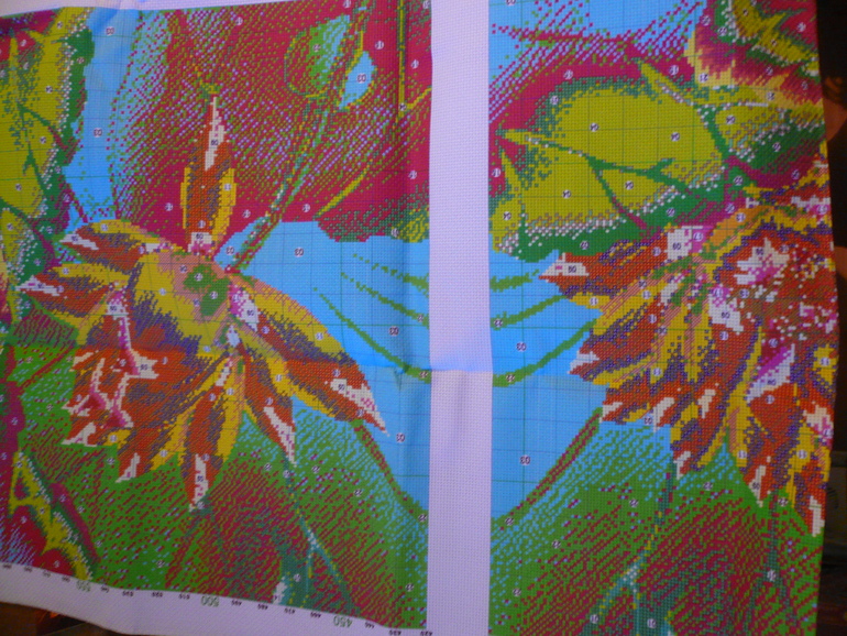 Триптих цветы на темном фоне