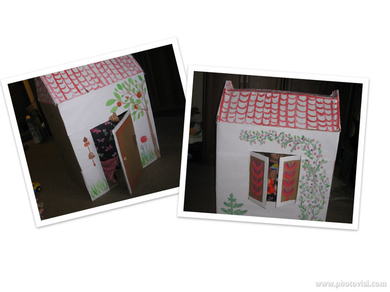 Дом из коробки