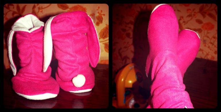 Домашние тапочки- сапожки