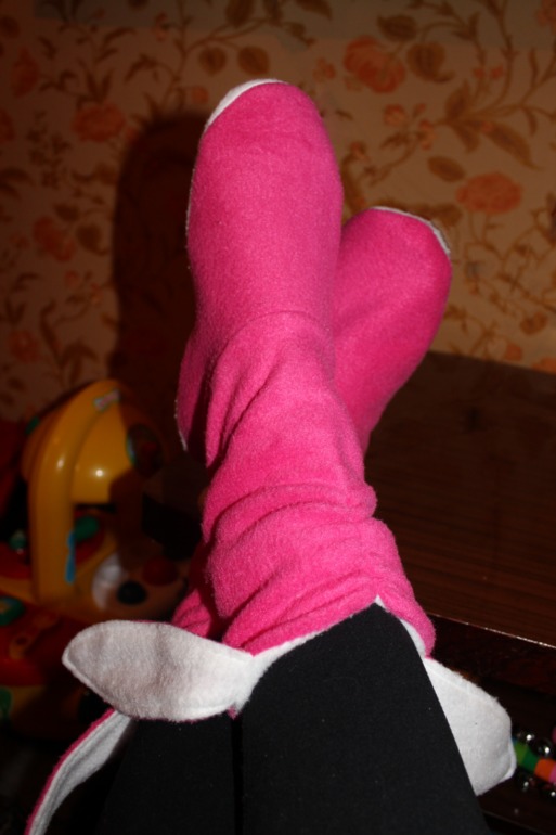 Домашние тапочки- сапожки