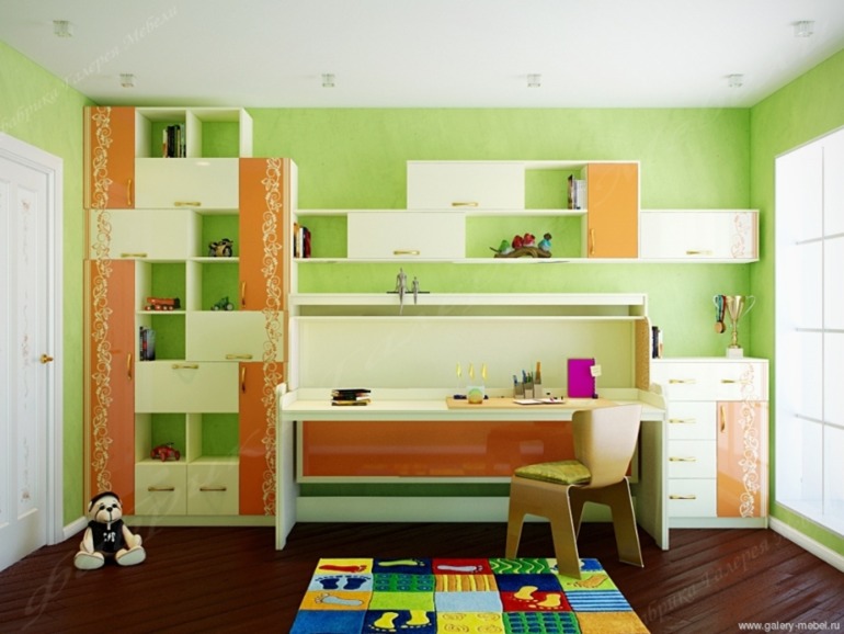 Детская кровать со столом трансформер - а вы такое видели??