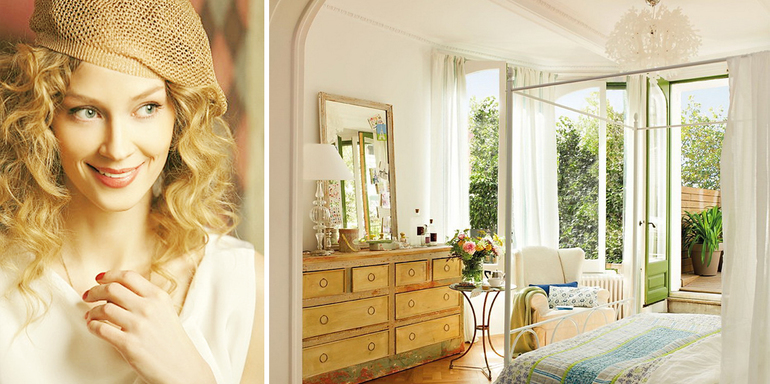 Контрастность интерьера и тип внешности.