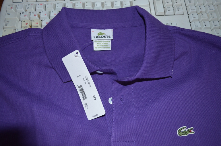 ХВАСТИКИ из закупки: поло LACOST.