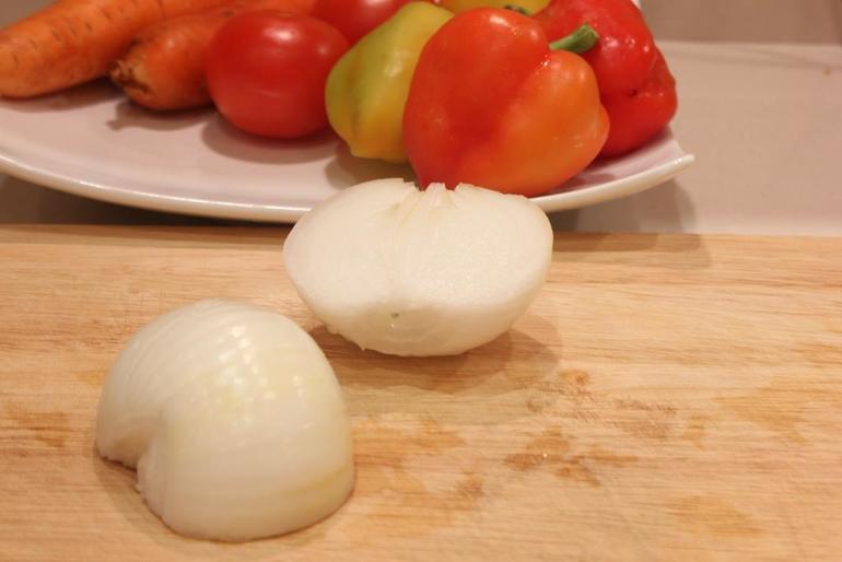 Свинина с овощами