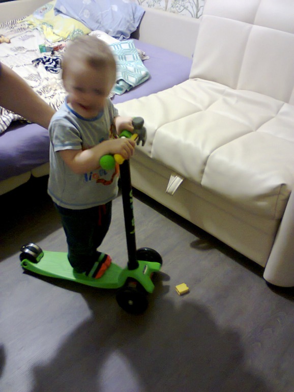 Наш самокат Макси-Микро!