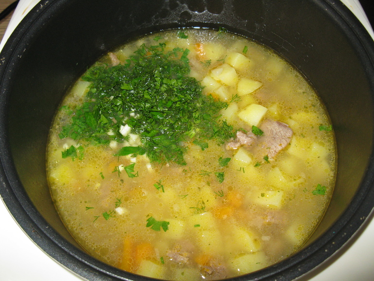 мой вариант жаркого в мультиварке