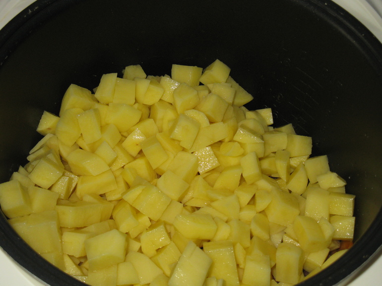 мой вариант жаркого в мультиварке