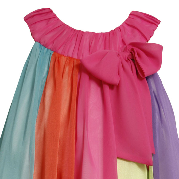 Очень красивое шифоновое платье.