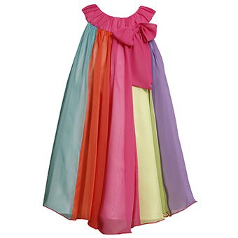 Очень красивое шифоновое платье.