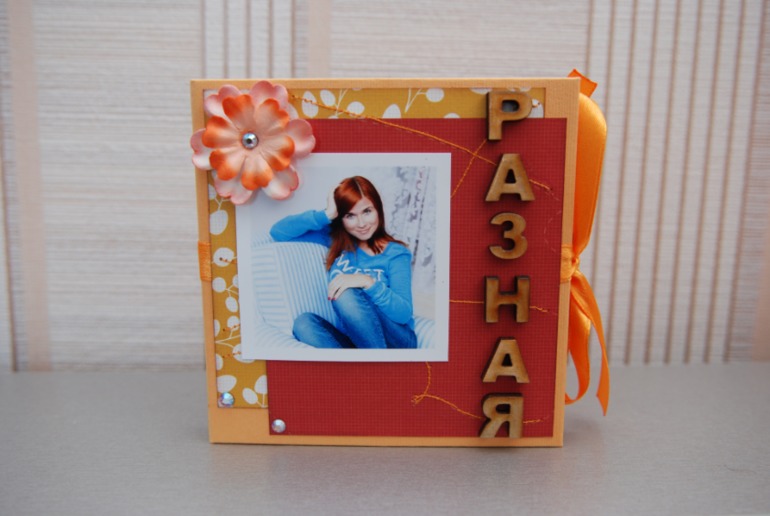 Мини-альбомчик на 12 фотографий, конверт для диска и для денег