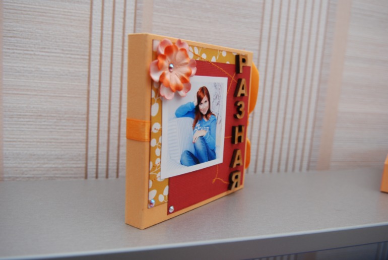 Мини-альбомчик на 12 фотографий, конверт для диска и для денег