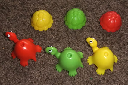 Веселые черепашки.