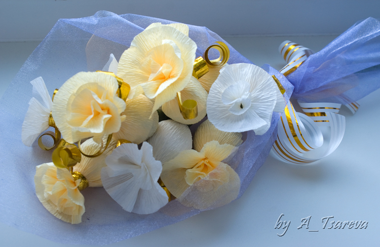 Конфетные букеты. Последние работы