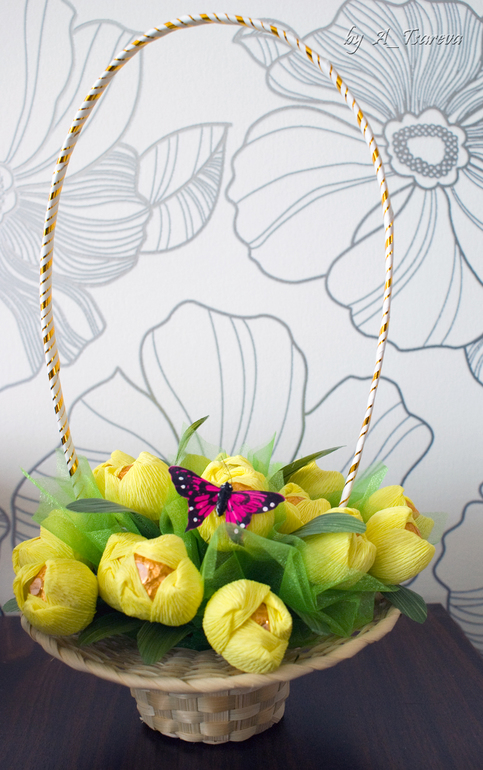 Конфетные букеты. Последние работы