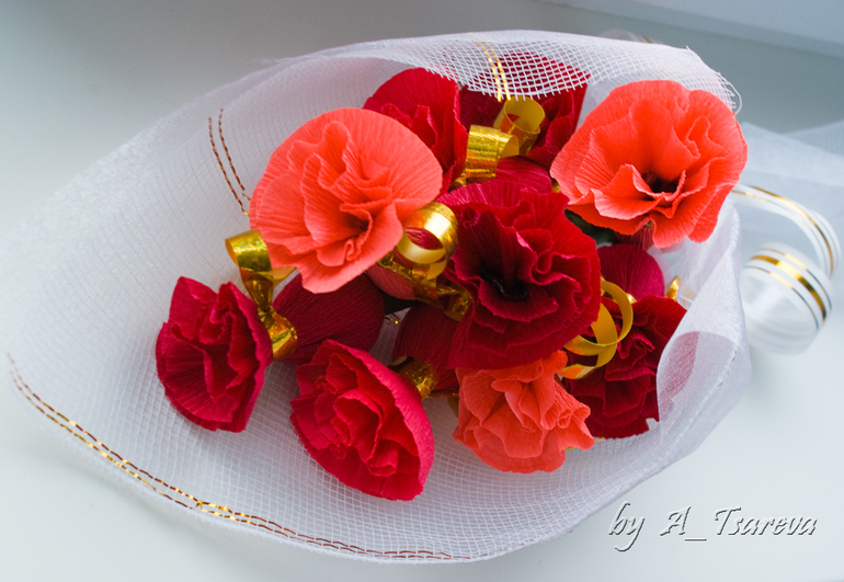 Конфетные букеты. Последние работы