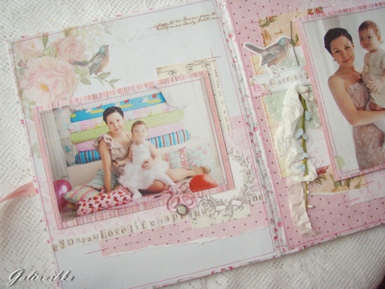 Большой альбом для малышки, пригласительные и миники для бабушек и дедушек)