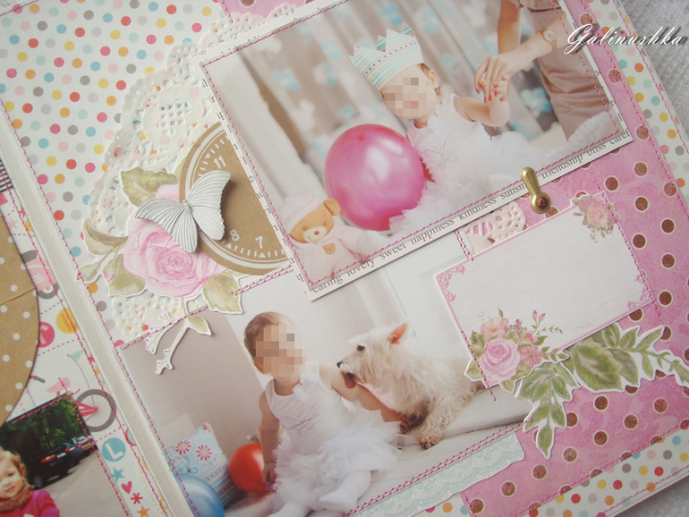 Большой альбом для малышки, пригласительные и миники для бабушек и дедушек)