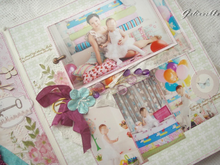 Большой альбом для малышки, пригласительные и миники для бабушек и дедушек)