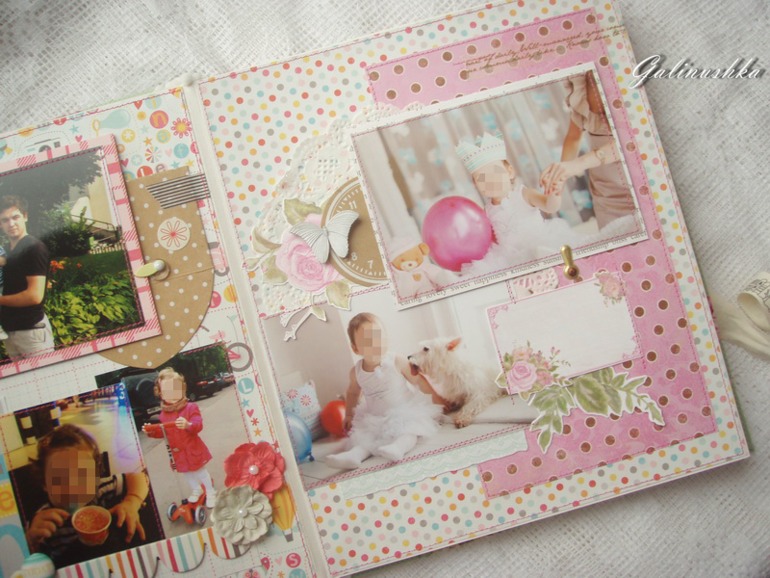 Большой альбом для малышки, пригласительные и миники для бабушек и дедушек)