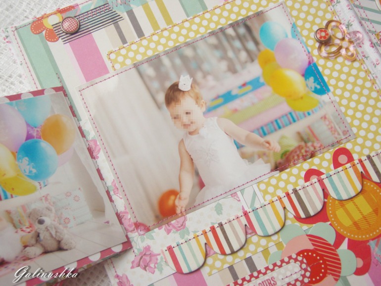 Большой альбом для малышки, пригласительные и миники для бабушек и дедушек)