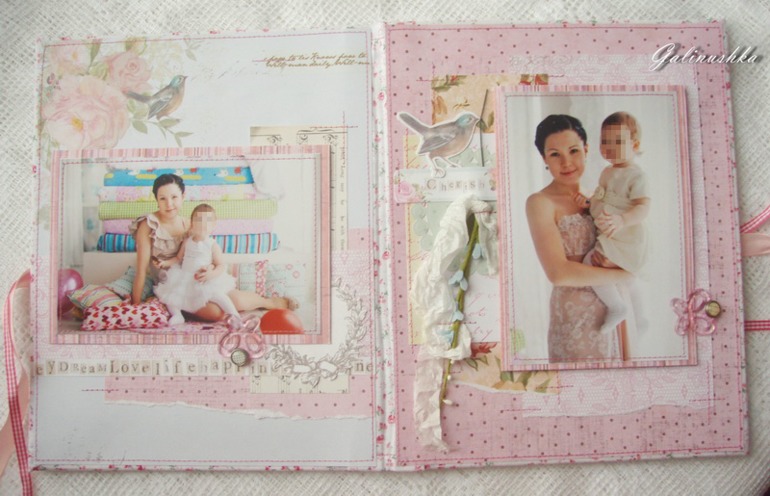 Большой альбом для малышки, пригласительные и миники для бабушек и дедушек)