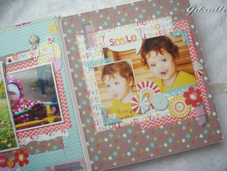 Большой альбом для малышки, пригласительные и миники для бабушек и дедушек)