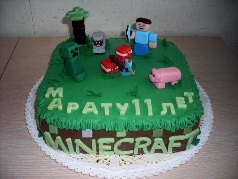 Тортик двойник для внука