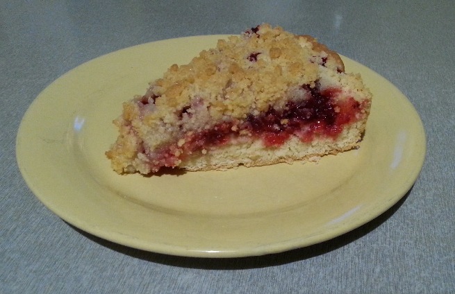 Пирог с брусникой и лимоном!