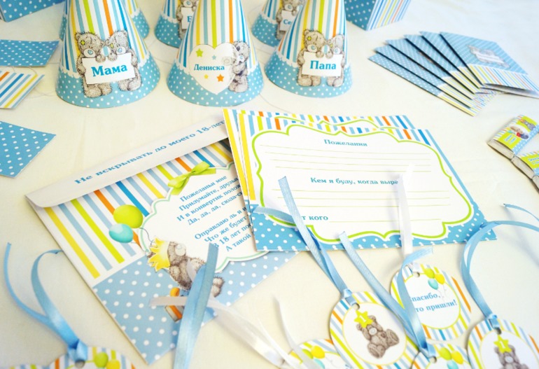 Годовасие с мишками Тедди)