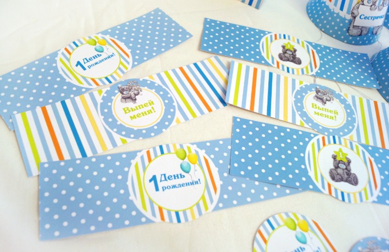 Годовасие с мишками Тедди)