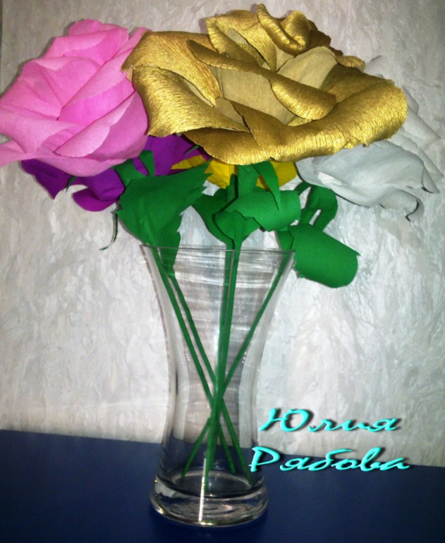 Букеты розовые)