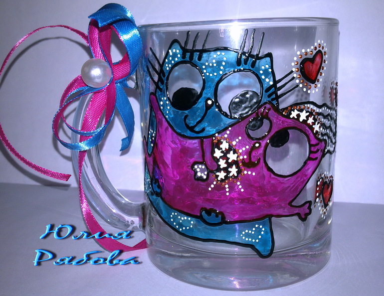 Роспись по стеклу))