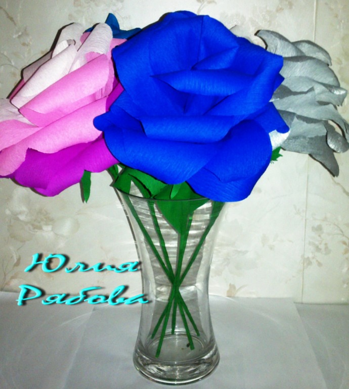 Букеты розовые)