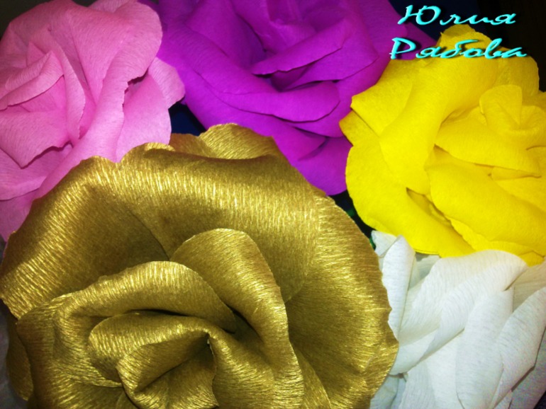 Букеты розовые)