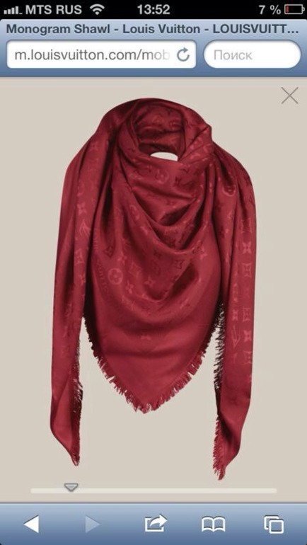Louis Vuitton Шали Копия 1:1