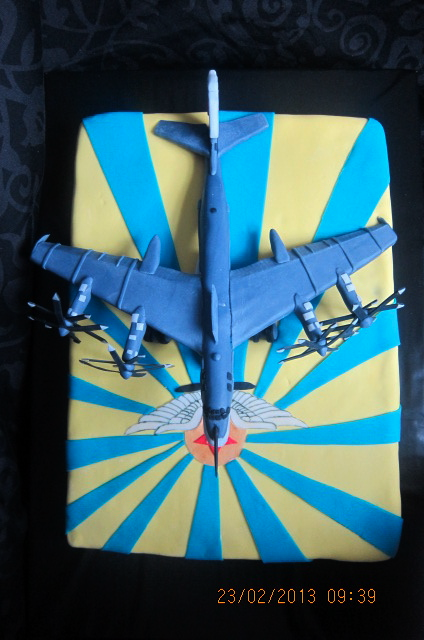 тортик с самолетом