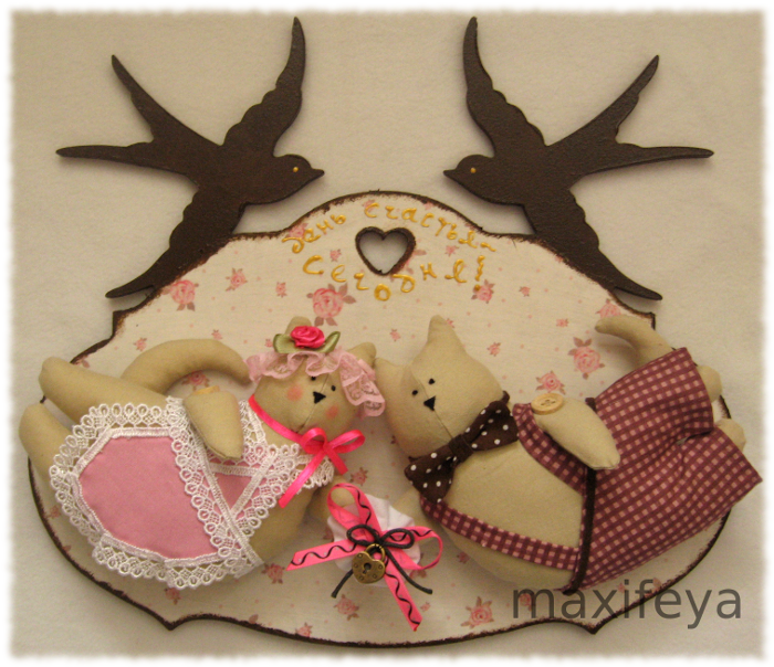 Панно с котами