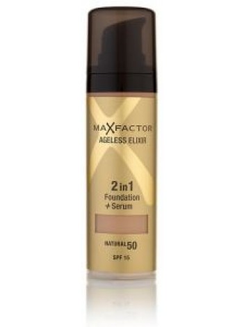 делюсь впечатлениями от Тонального крема Max Factor AGELESS ELIXIR 2 в 1 Foundation+ Serum ( с защитной сывороткой)