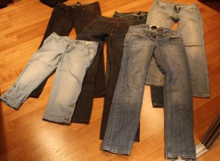 отдам даром джинсы и юбку