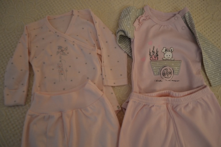 Немного  нашего приданного и на выписку