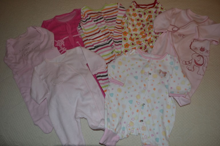 Немного  нашего приданного и на выписку