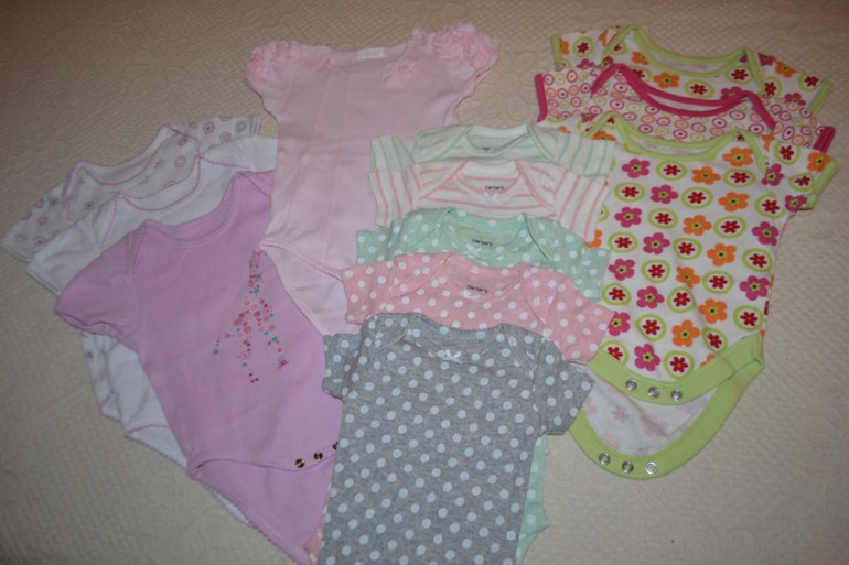 Немного  нашего приданного и на выписку