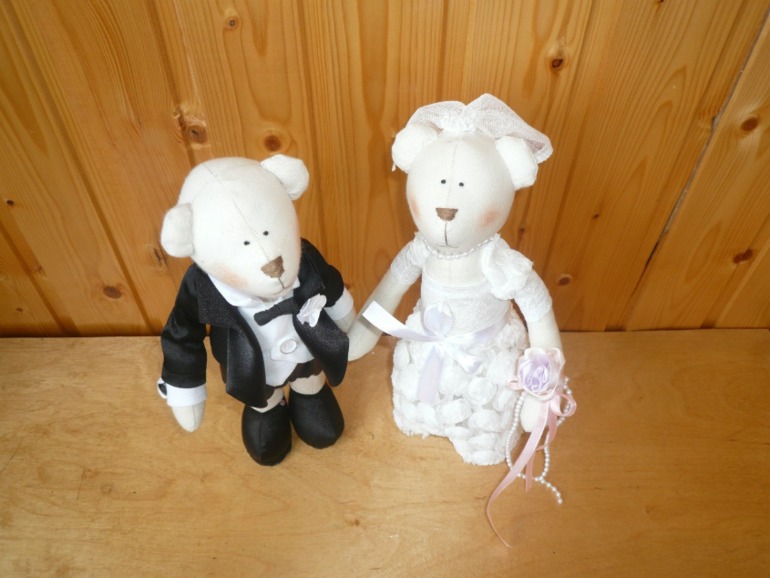 Мишки  и зайки свадебные
