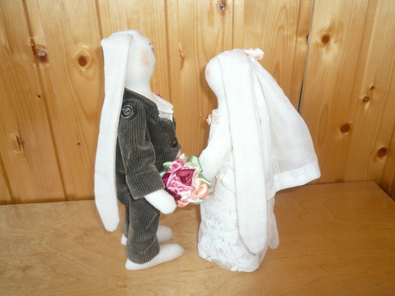 Мишки  и зайки свадебные