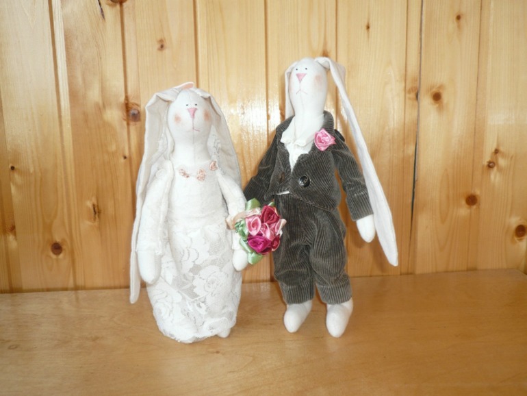Мишки  и зайки свадебные