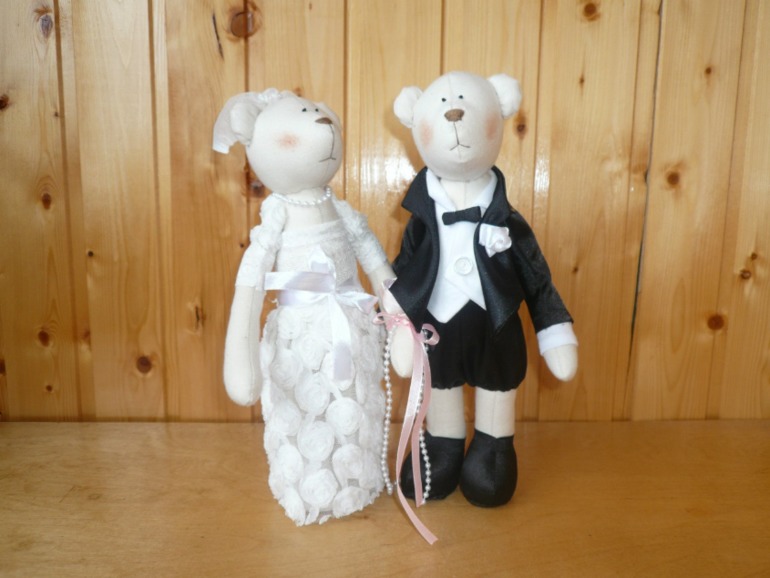 Мишки  и зайки свадебные
