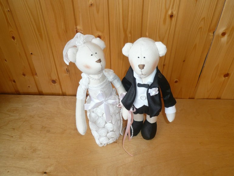 Мишки  и зайки свадебные