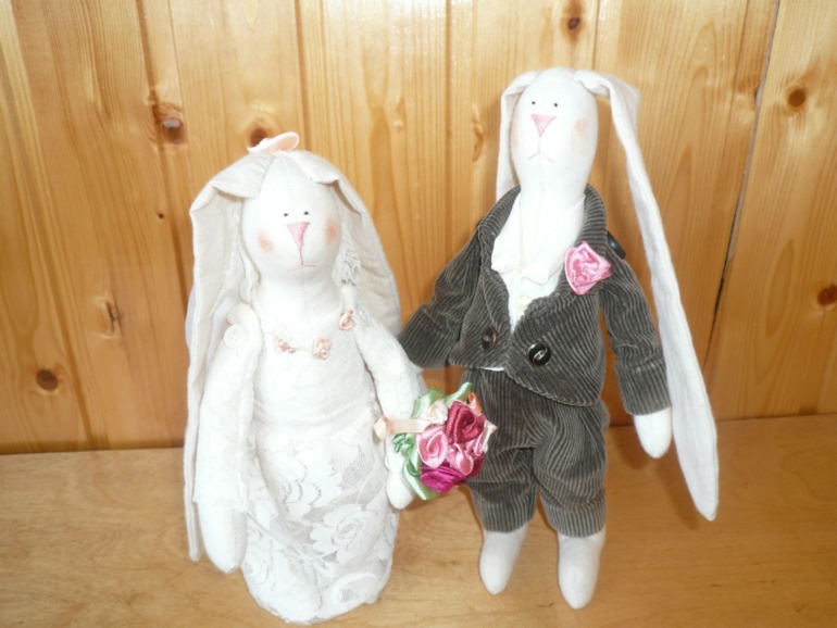 Мишки  и зайки свадебные
