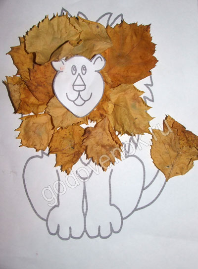 Березка, лев и белочки :)