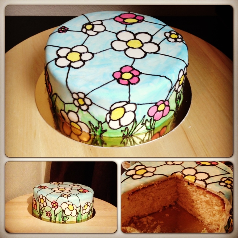 Кокосово-миндальный торт